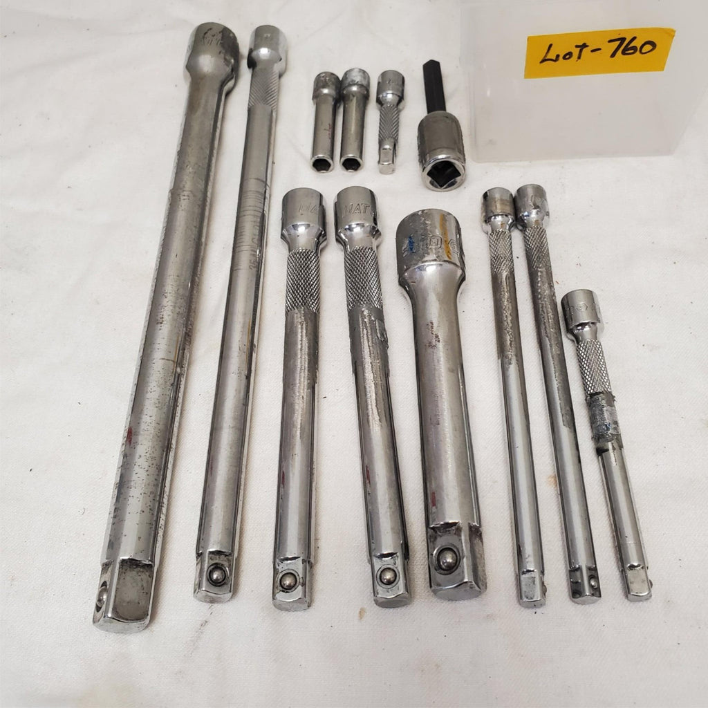 Lot of 12 Assorted Matco Sockets Wrenches Extension LOT-760