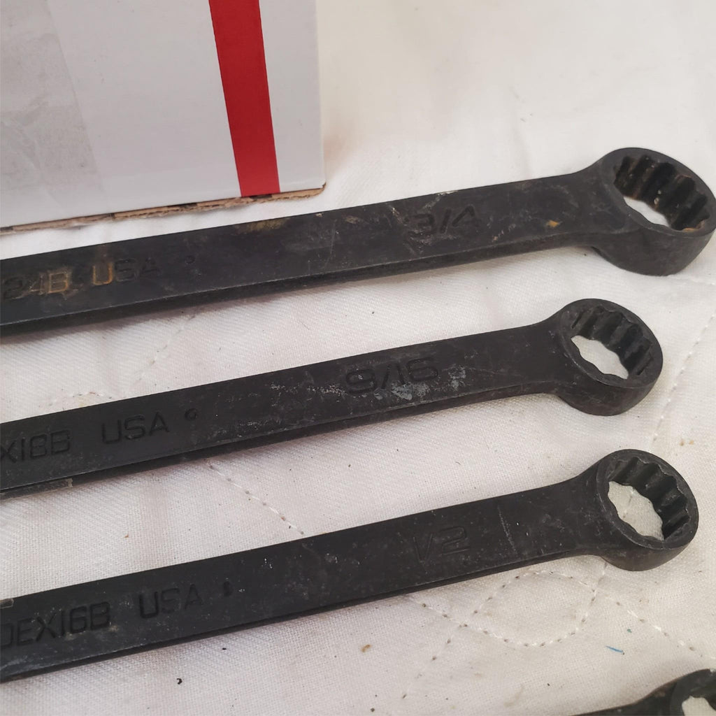 Lot of 5 Snap-On 12-Point Combination Box End Wrenches LOT-800