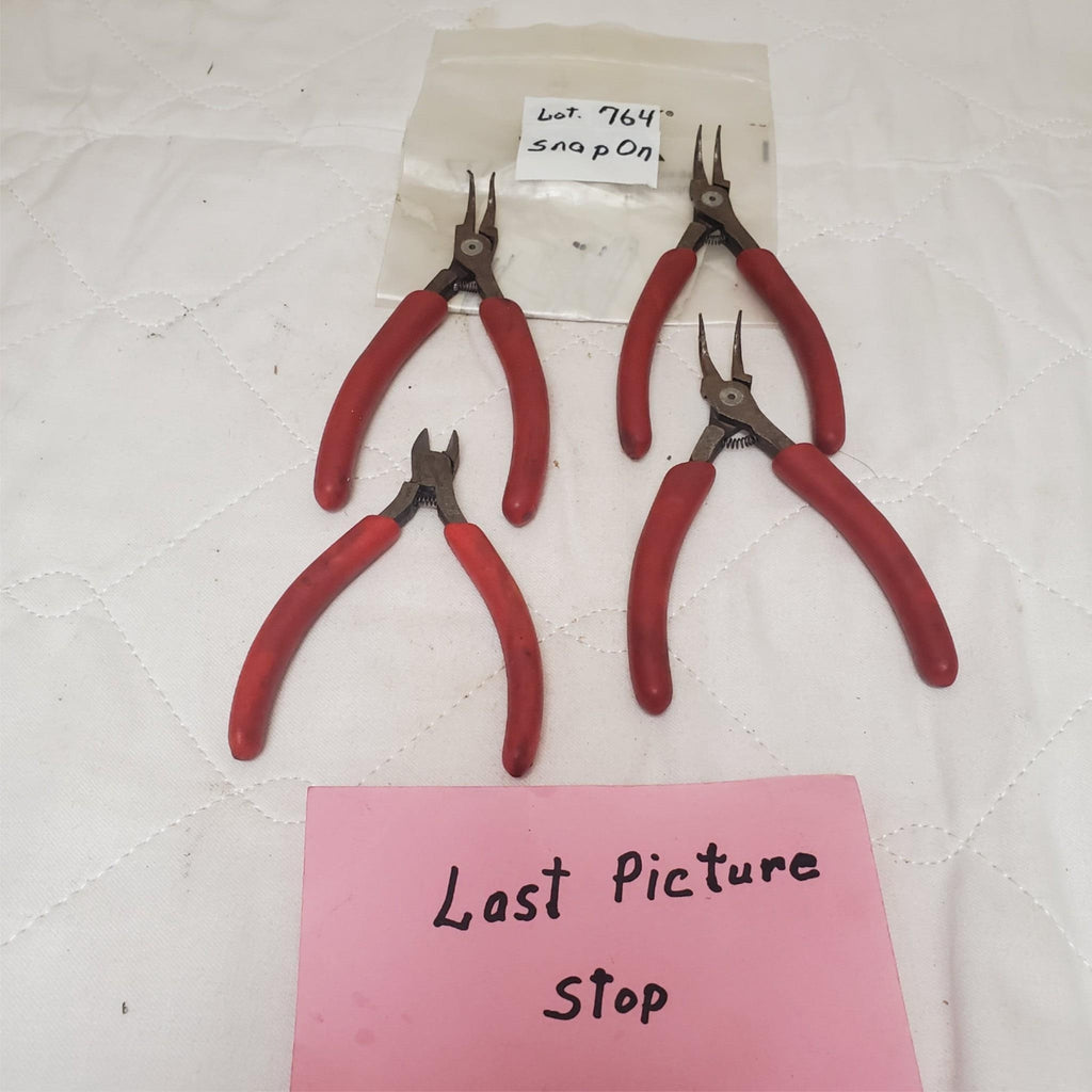 Lot of 4 Snap-On Electronic Pliers Tools Set LOT-764