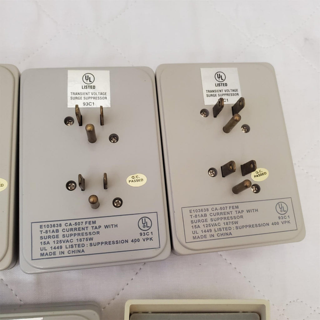 Lot of 7 E103638 CA-507 FEM T-81AB Current Tap With Surge Suppressor