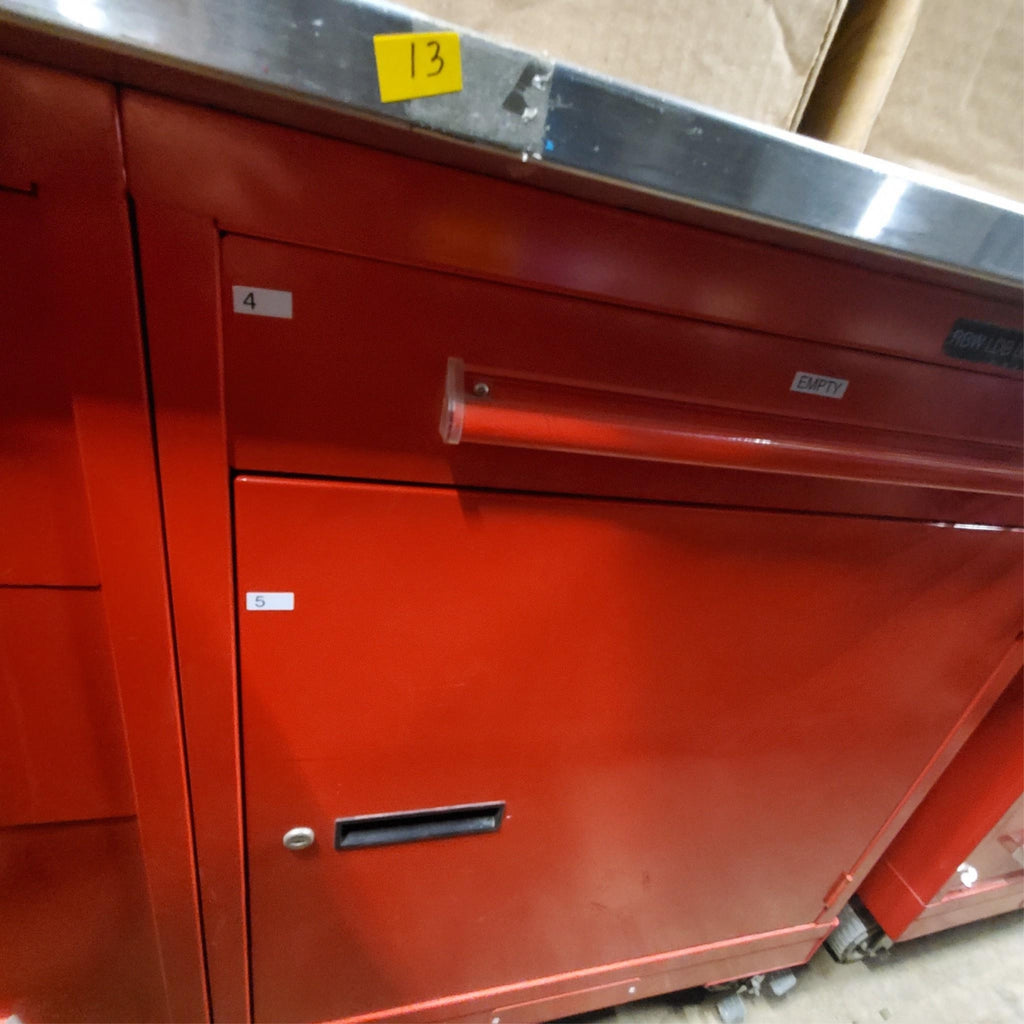 Equipto 5 Drawer Custom-Designed Red Modular Cabinet (13)