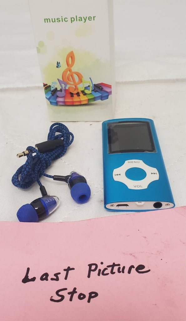MP3/MP4 Blue Music Player with FM Radio Voice Record & Reet Handsfree