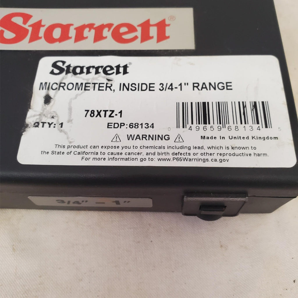 Starrett 78XTZ-1 Internal Micrometer Steel Setting Ring