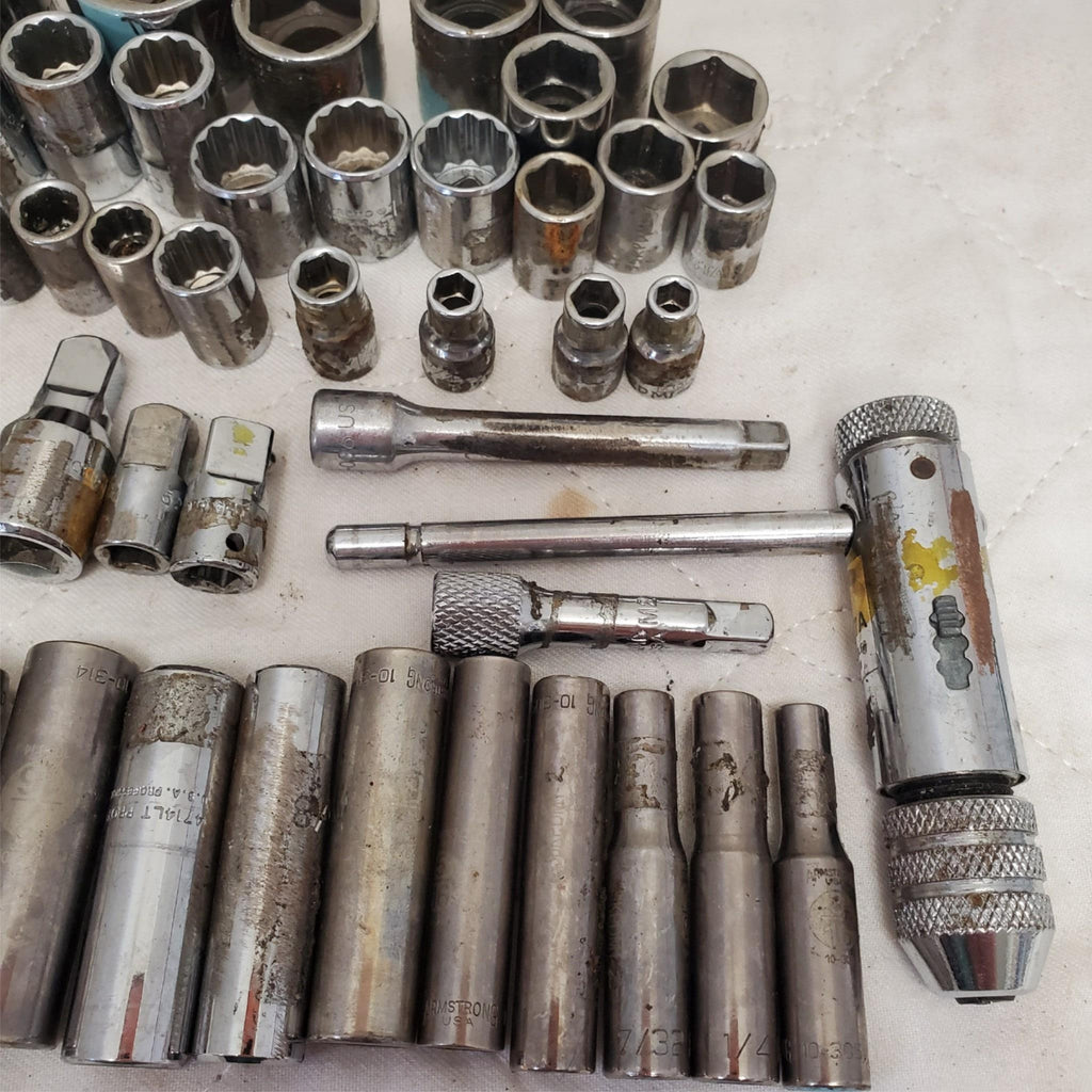 Lot of Assorted Proto Extension Socket Drive & Deep Socket Tools LOT-810