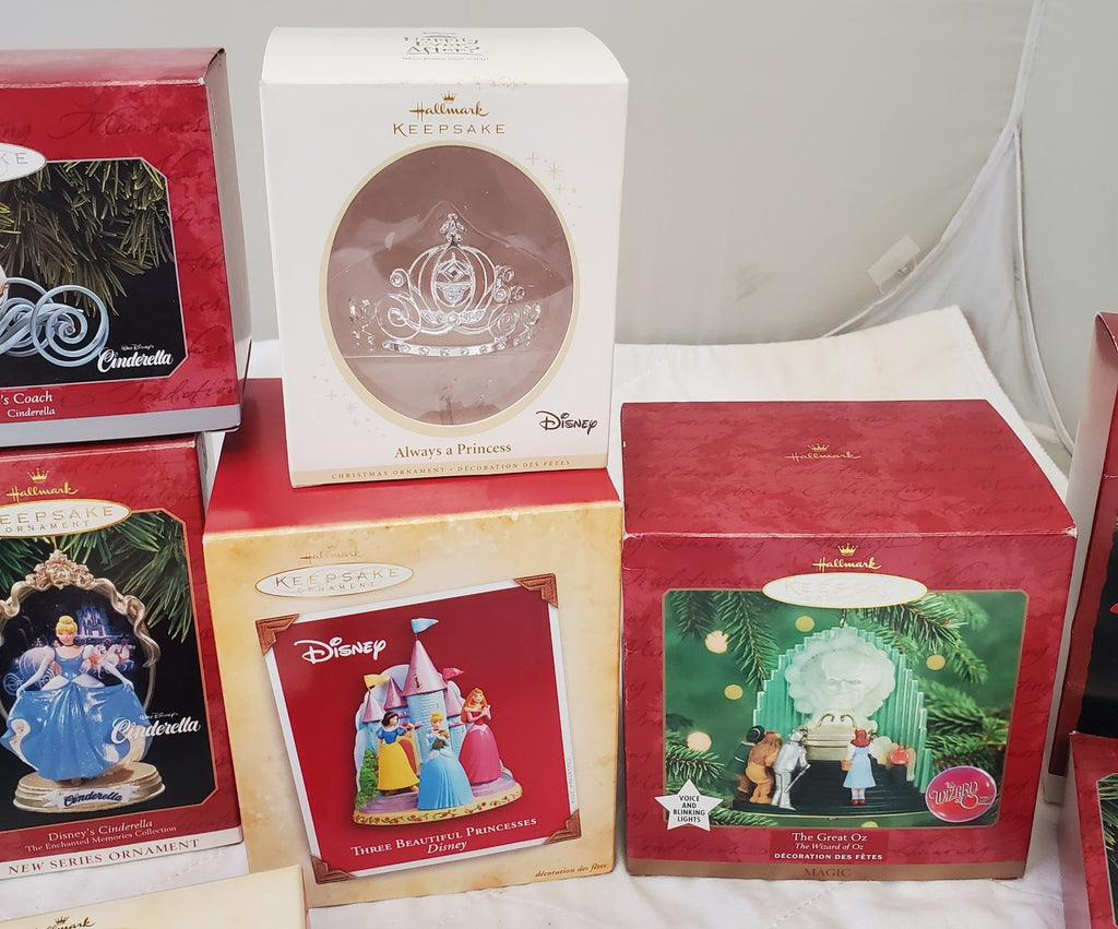 Lot of 13 Hallmark Ornament Disney The Enchanted Memories Collection Series