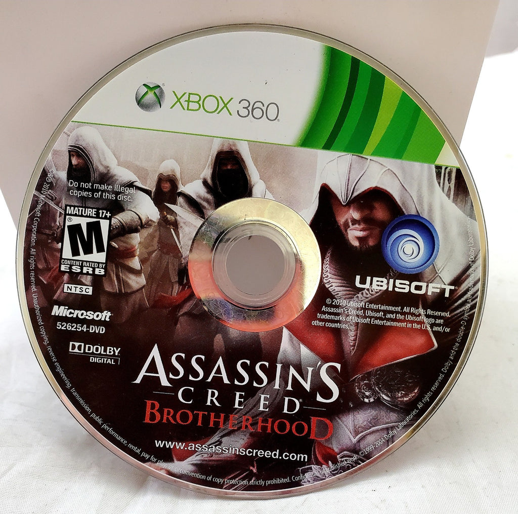 Assassin's Creed: Brotherhood Microsoft Xbox 360 Video Game DISC ONLY
