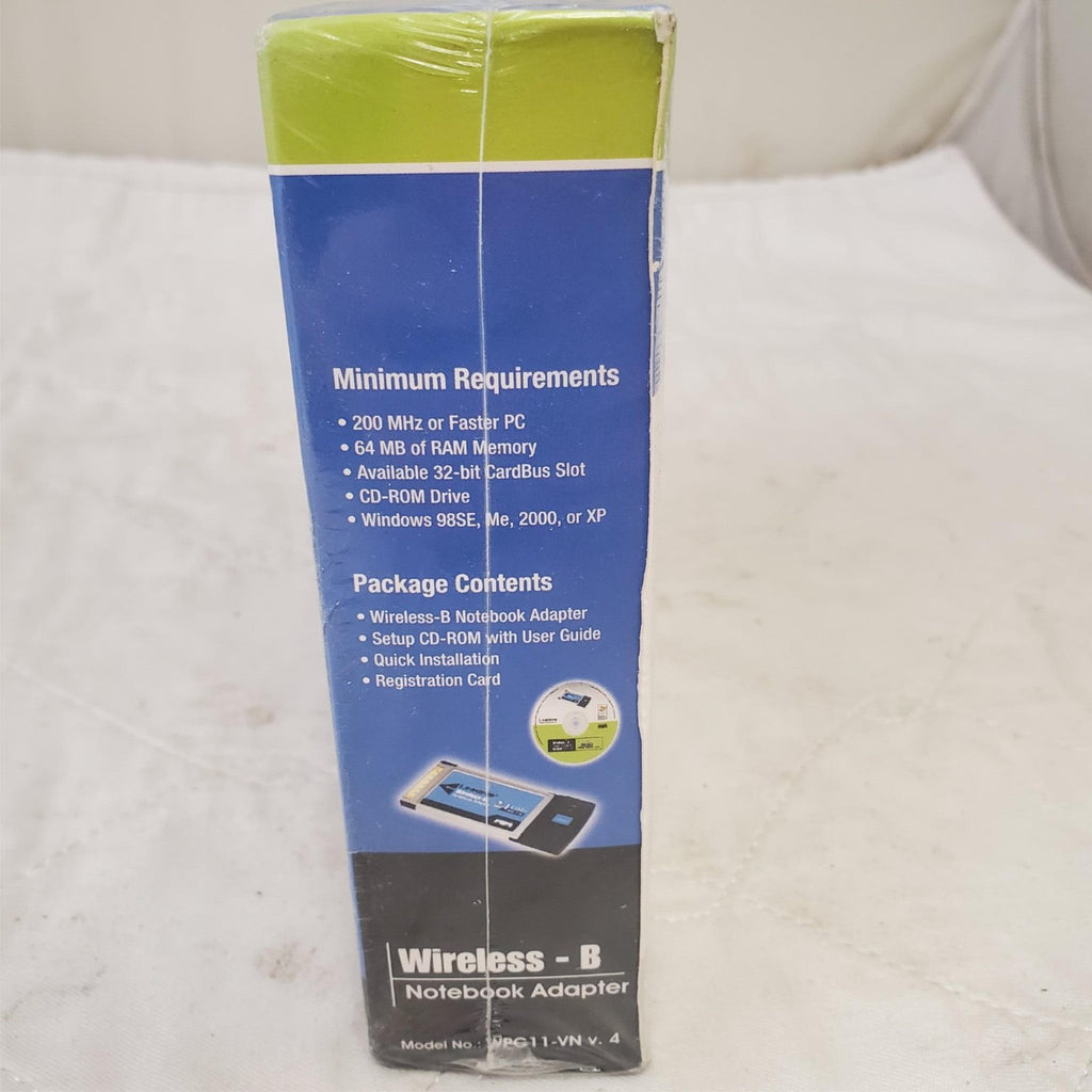 Linksys Wireless B Notebook Adapter 2.4GHz Model WPC11 v.4 