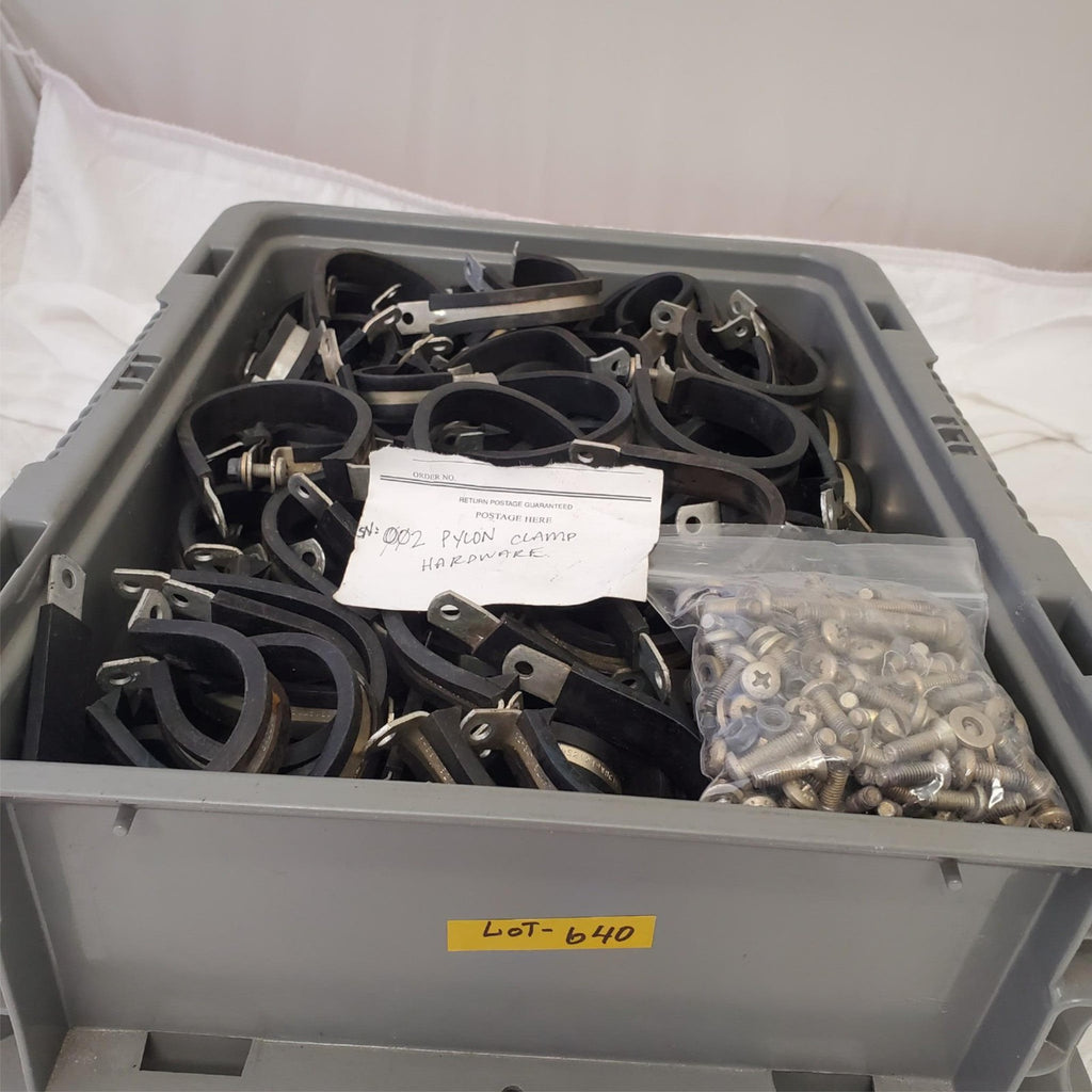 Lot of Assorted Cushion Clamps Black Galvanized Steel LOT 640