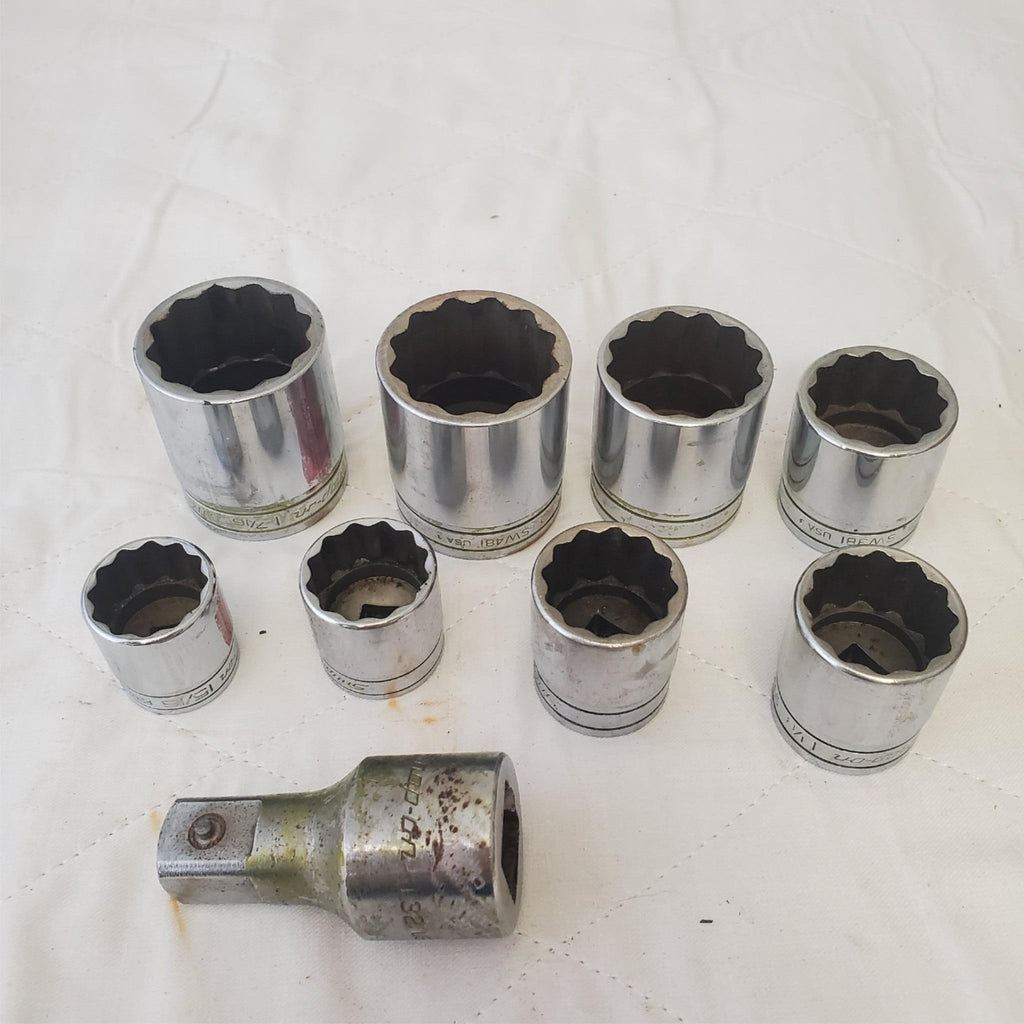 Lot of Snap-On Assorted Various Drive Sockets LOT 495