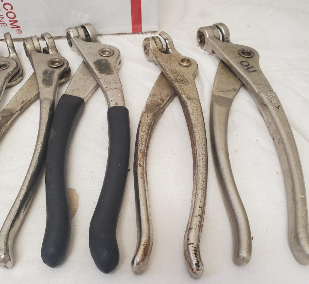 Lot of 7 Wedgelock Cleco Pliers Set Aviation Tool LOT-423