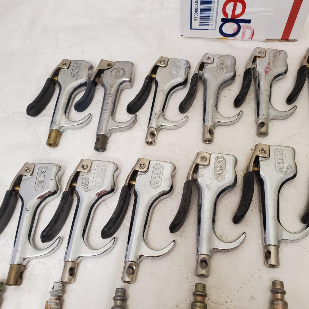 Lot of 25 Coilhose & Various Pneumatics Air Blow Gun Lot 685