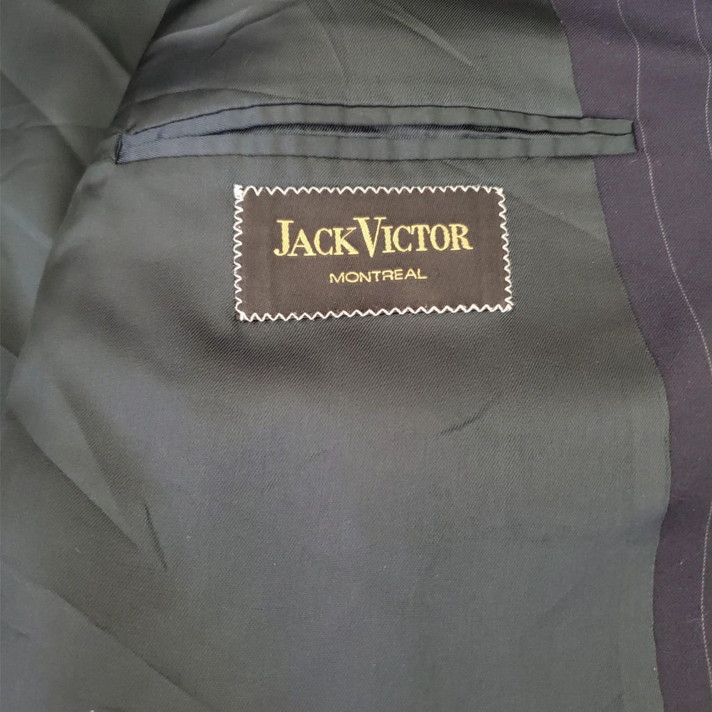 JACK VICTOR Montreal 100% Wool Blue Blazer Suit Jacket Sport Coat