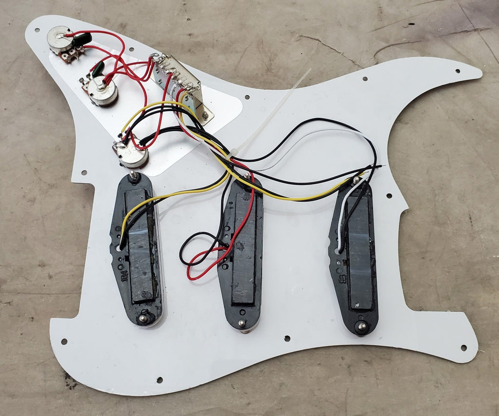 Vintage 3-ply Single Rail Pickup Loaded Prewired Pickguards