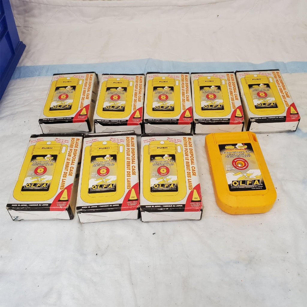 Lot of 7 OLFA 1064415 DC-4 Blade Disposal Case