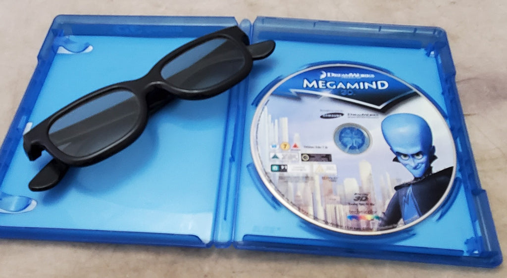 Samsung Megamind 3D Blu-ray Disc With Black Real 3D Glasses