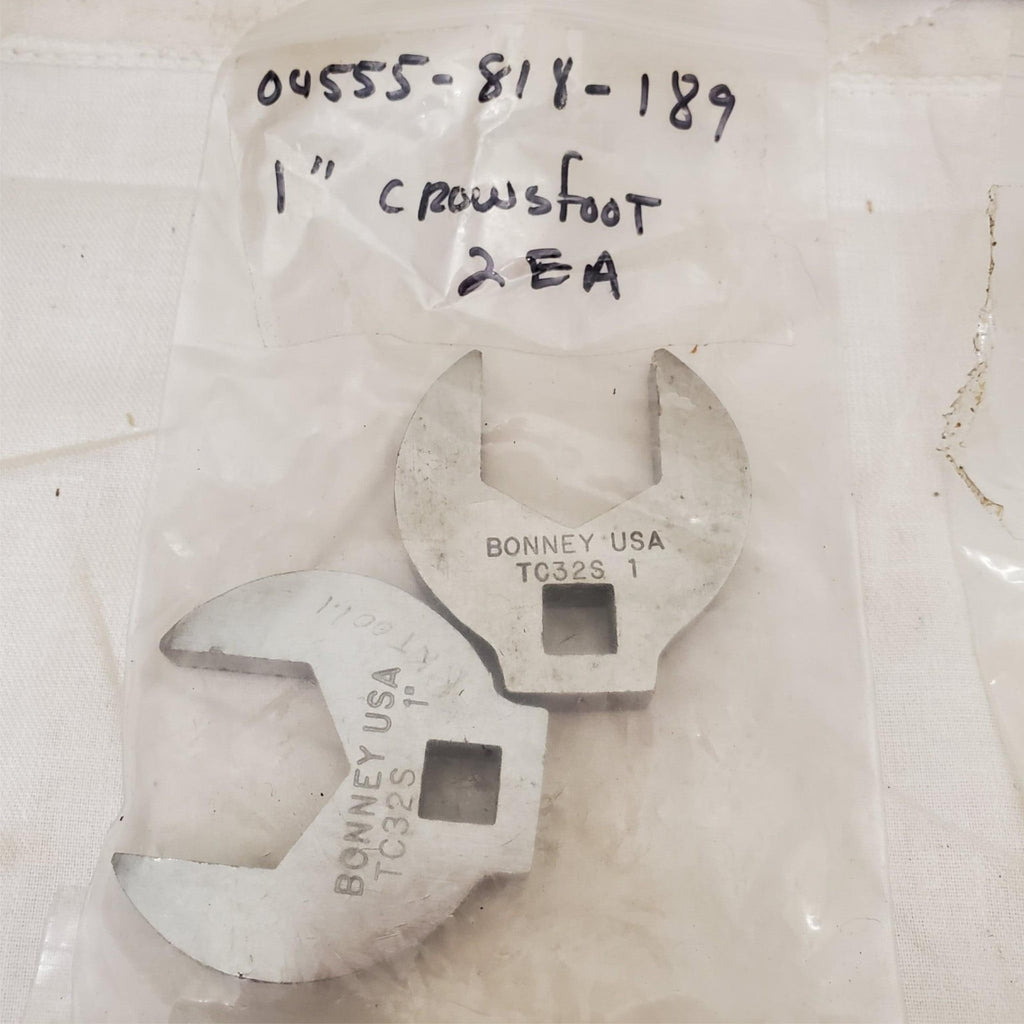 Lot of 8 Crowfoot Open End Wrench LOT-728