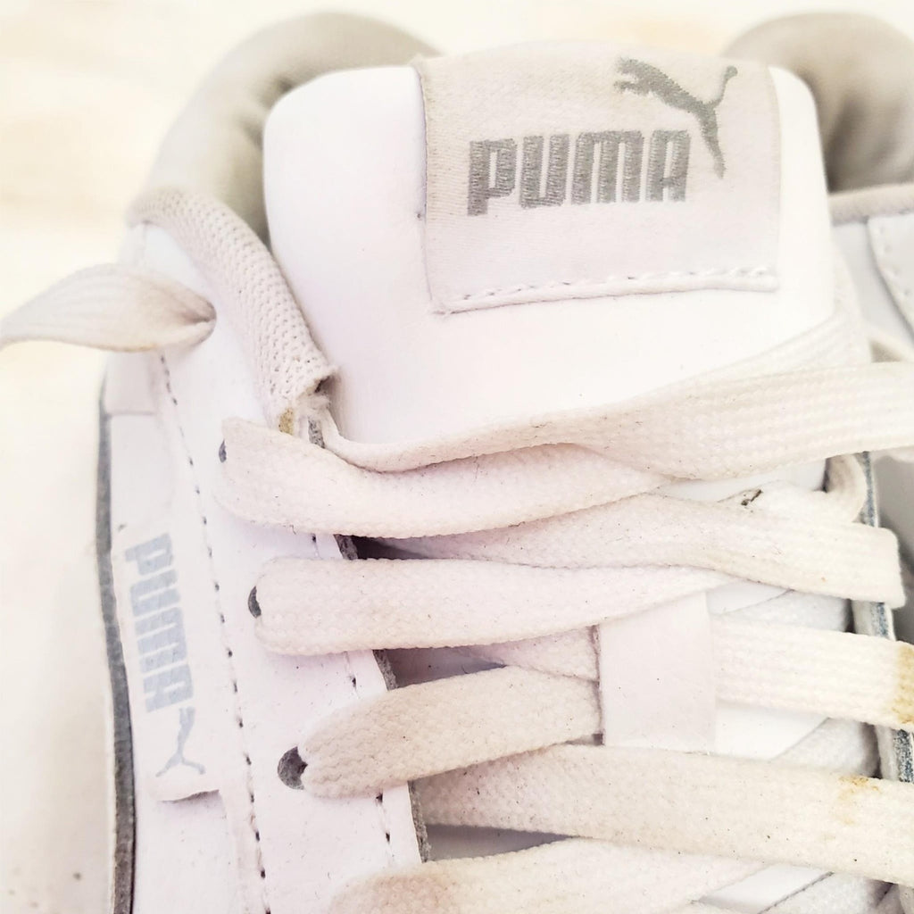 Puma Junior Jada 381990-02 White Silver Casual Shoes