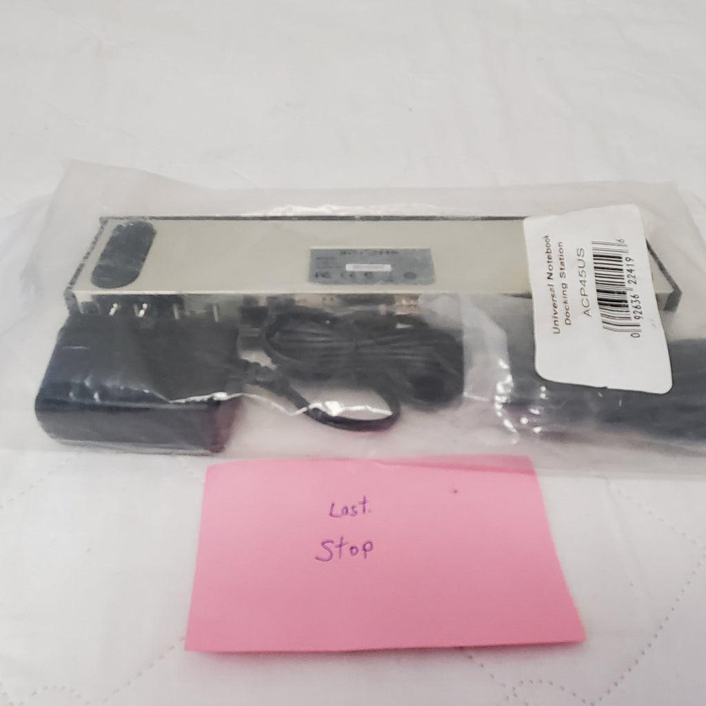 Targus ACP45US USB Standard Laptop Docking Station With Digital Audio