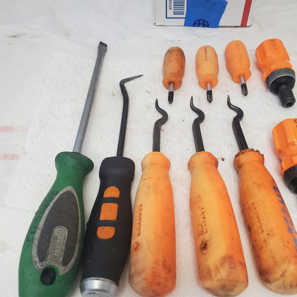Lot of 10 Matco & Witte Vintage Mixed Screwdrivers & Hook Tools LOT-982