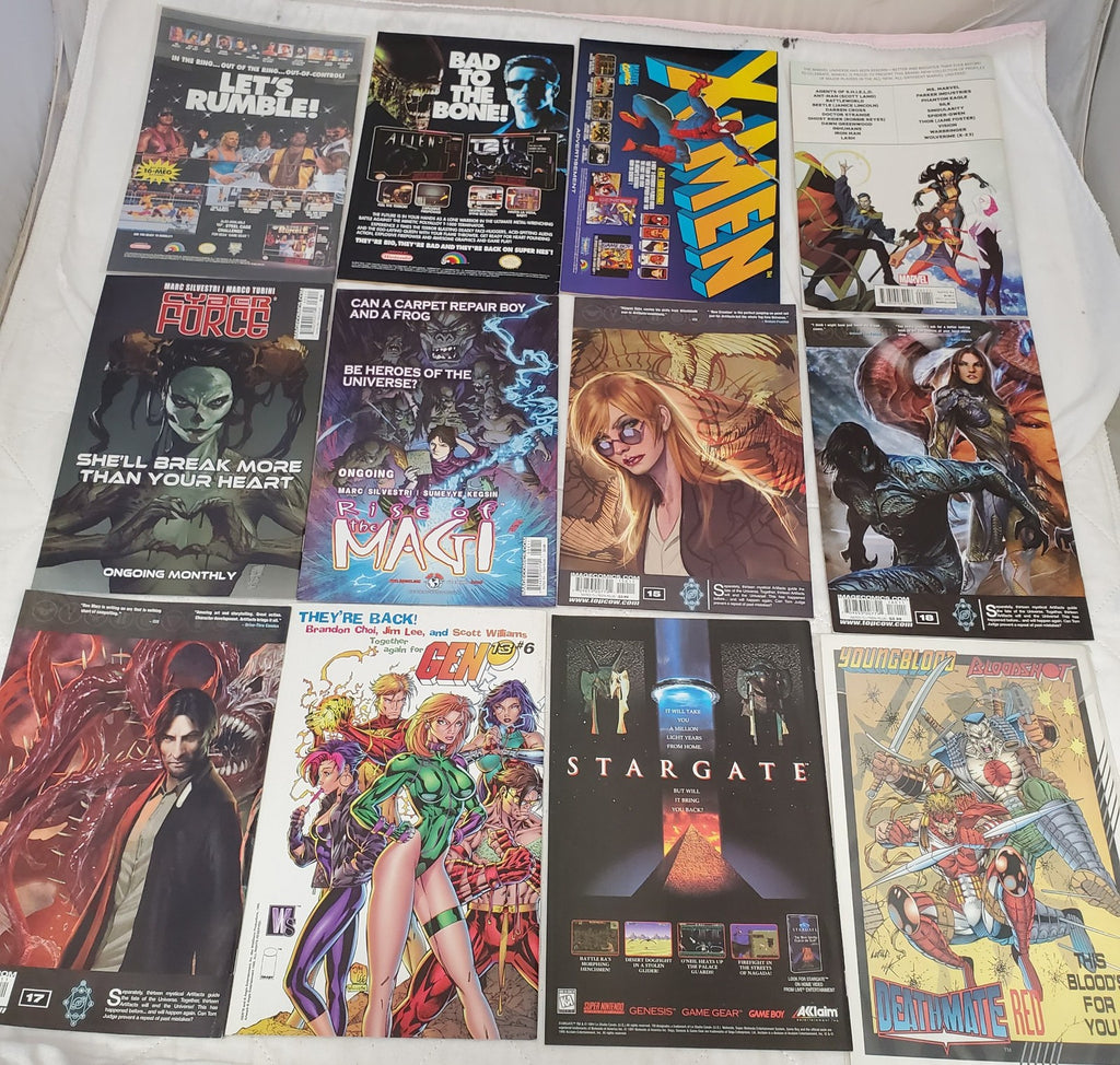 Lot of 12 Archer & Armstrong Brigade Artifacts Backlash & Marvel Comic Books #21