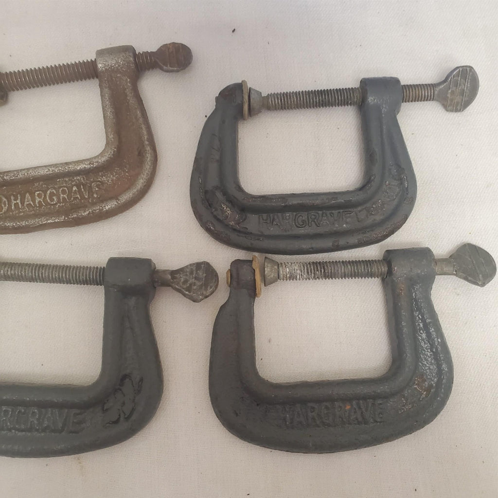 Lot of 6 Wilton Hargrave C-Clamp Wrench Hand Tool Set LOT-128