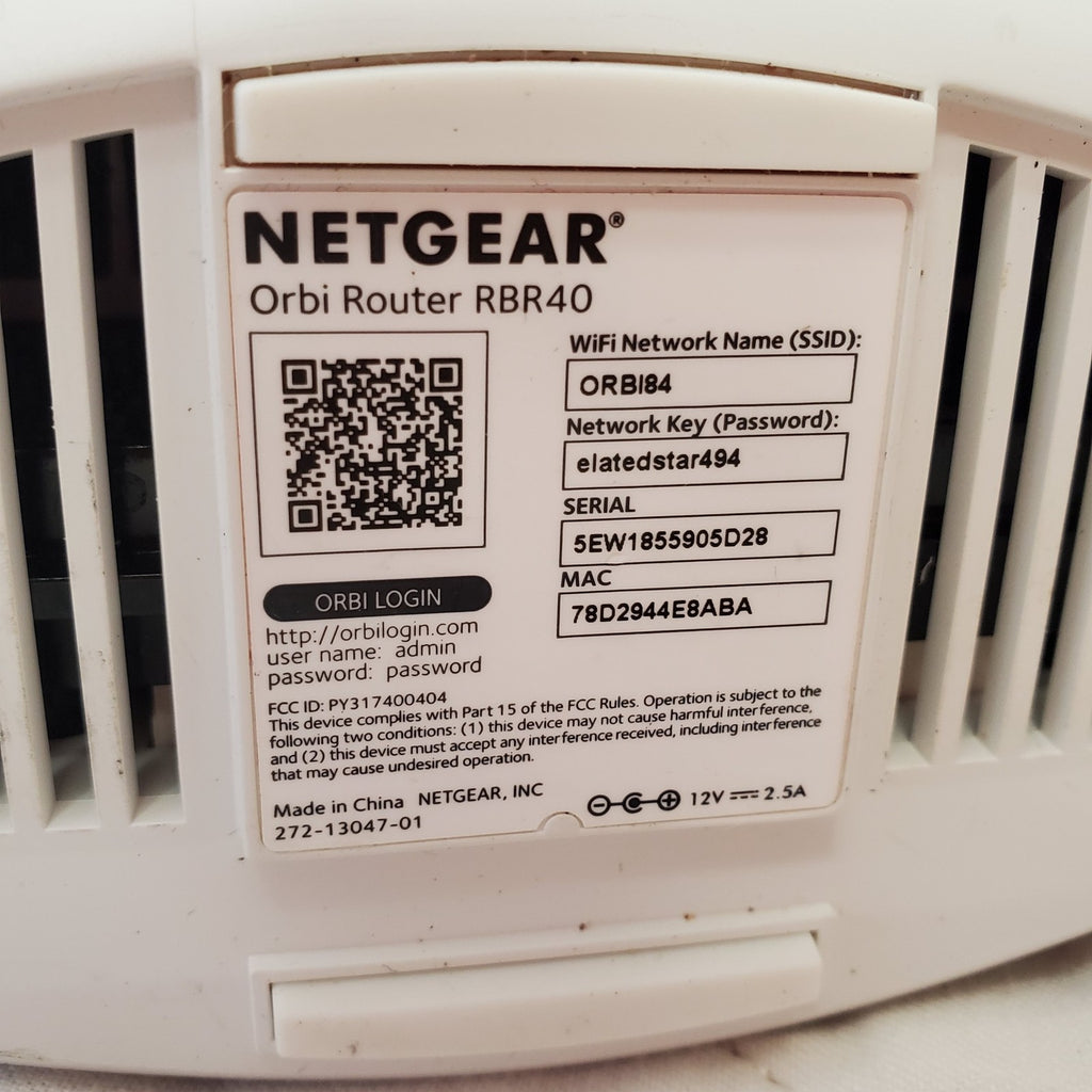 Netgear Orbi RBR40 AC2200 Router Whole Home Tri-band WiFi #9