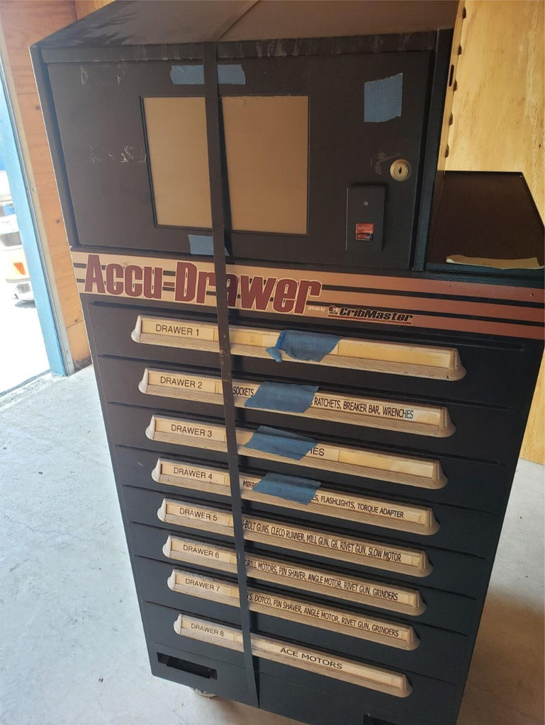 WinWare Accu-Drawer Mobile M Tool Control Cabinet Storage Shop Box 201
