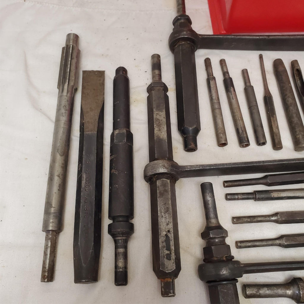 Assorted Chisel Punch and Drill Drift Tools LOT-534