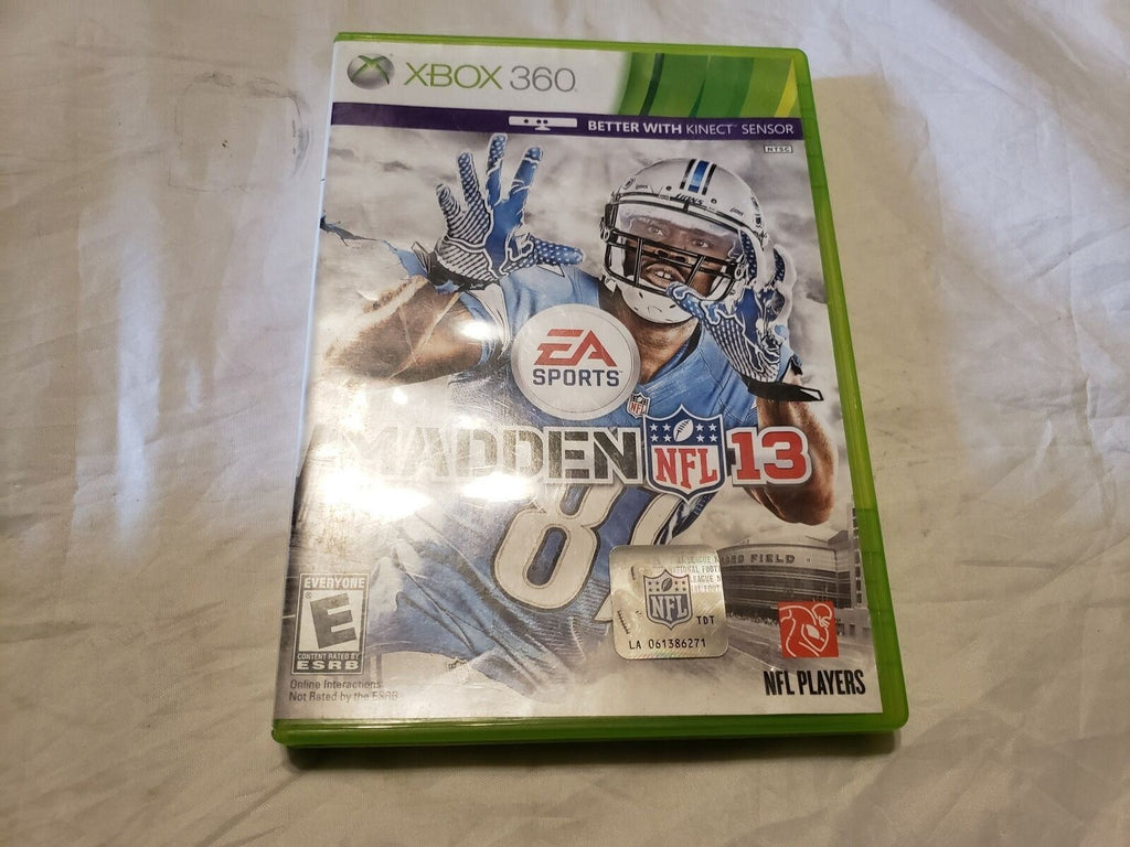 Madden NFL 13 (Microsoft Xbox 360, 2012) NFL Players EA Sports Game Disc