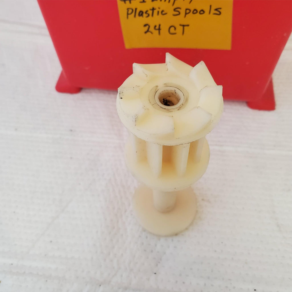 Lot of 24 Empty Plastic Spools #1