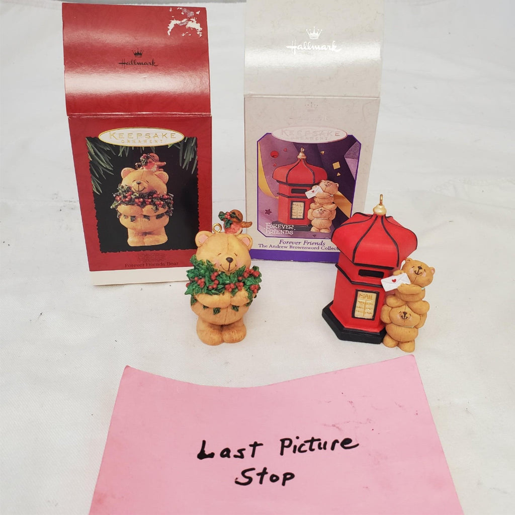 Hallmark Keepsake Ornament Forever Friend's Bear & Forever Friend's Collection