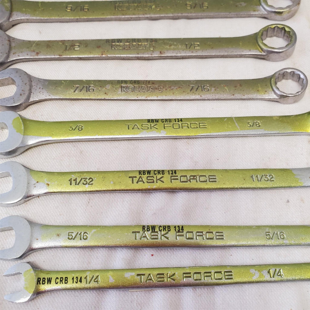 Lot of Assorted Combination Wrench Set Hand Tool LOT 471