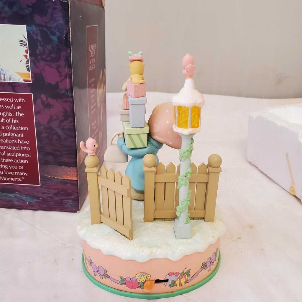 Precious Moments Action Musical ENESCO Bundles of Joy Christmas