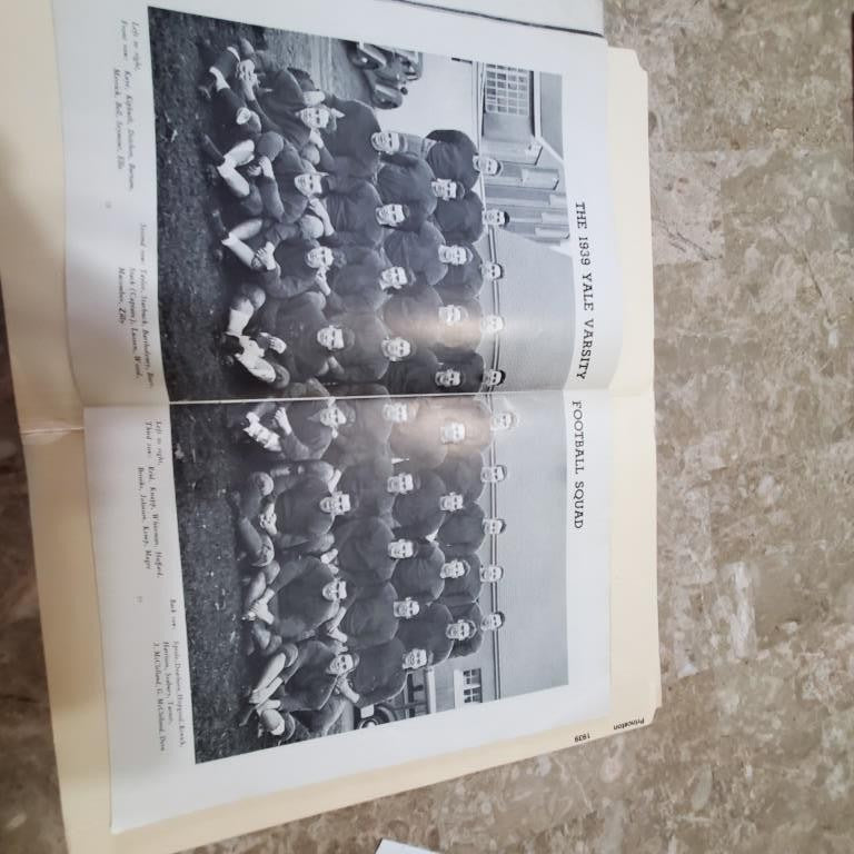 FOOTBALL Princeton Yale GAME November 18, 1939