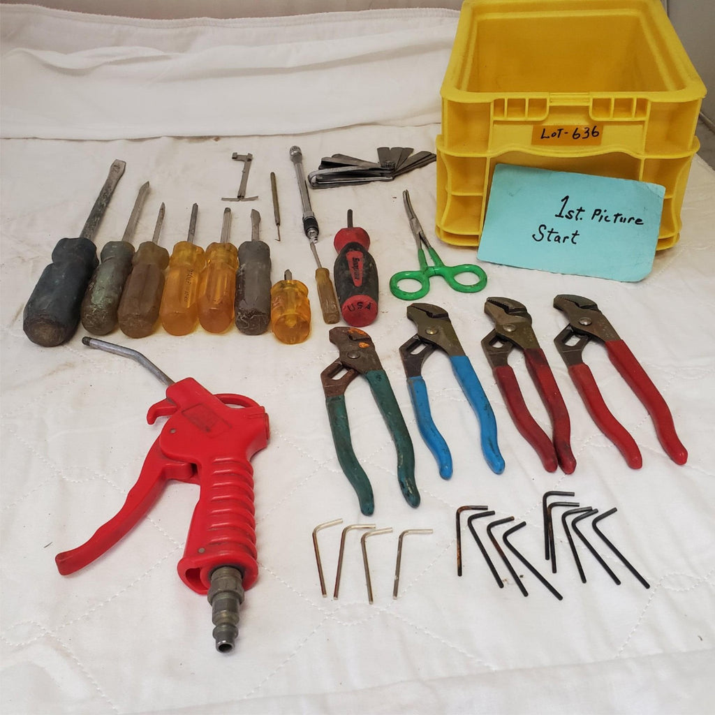 Lot of Assortment of Pliers, Scissors, Drivers & other Hand Tools LOT 354