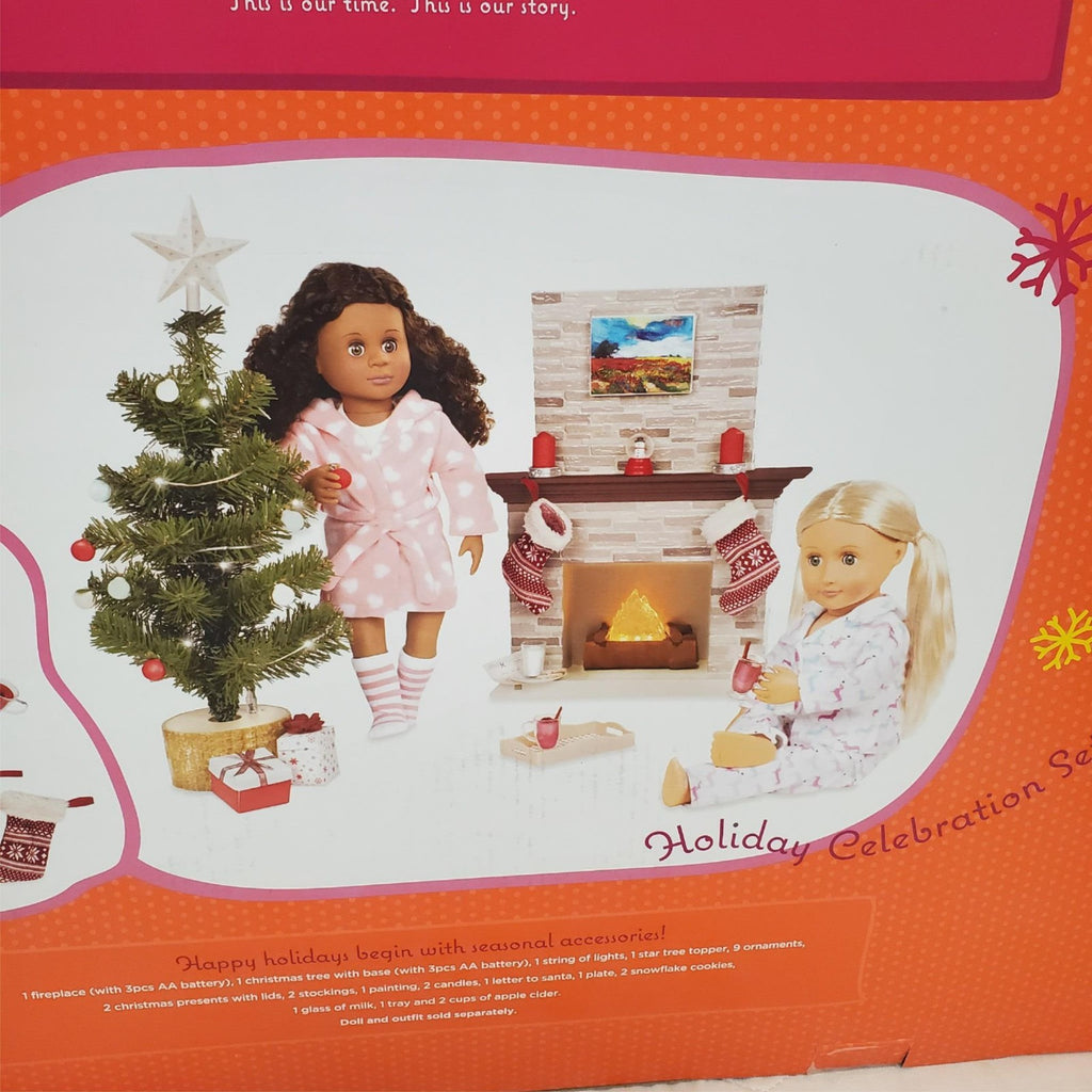 Our Generation Holiday Celebration Set w/ Seasonal Accessories for 18Inch Dolls
