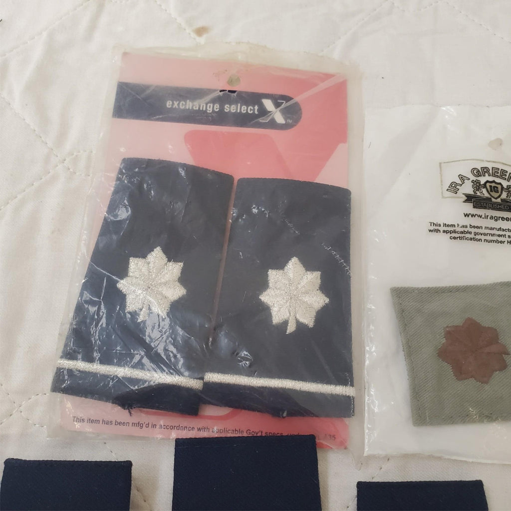 Lot of Assorted Military US AF Lieutenant Colonel Rank Shoulder Epaulet Insignia
