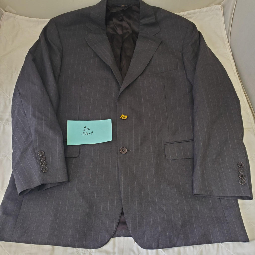 Brooks Brothers 346 STRETCH Wool Grey Blazer Suit Jacket Sport Coat 42R