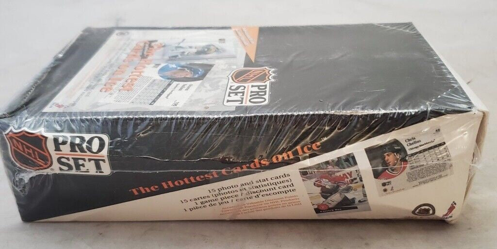 91-92 NHL Pro Set Ice Hockey Cards 36 Count Foil Pack Series 2 Box Sealed