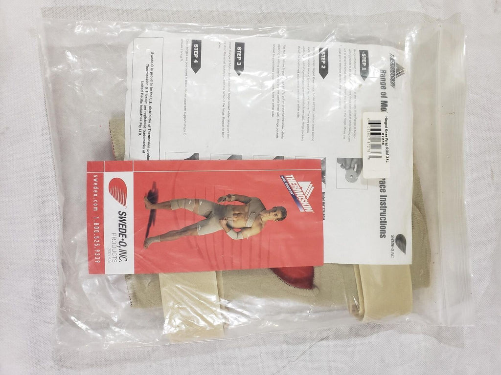 ThermoSkin Range of Motion Hinged Knee Wrap Brace Size 2XL