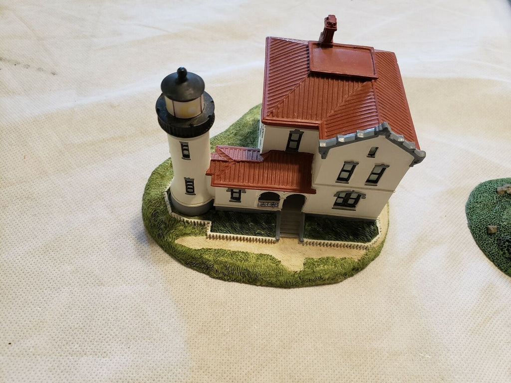 Danbury Mint Sandy Hook Lighthouse and Admiralty Head Lighthouse