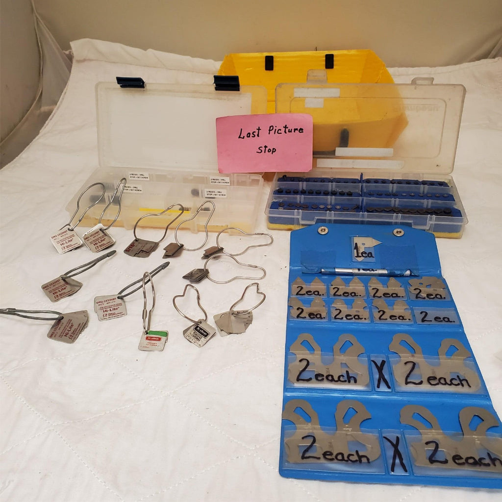 Lot of Machinist Radius Gage Set Pin Protrusion Gauge & Drill Stop Kit LOT-884