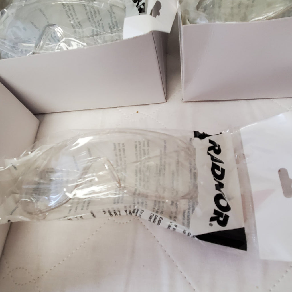 Radnor Visitor Spec Series Safety Glasses Clear Frame Clear Polycarbonate Lens