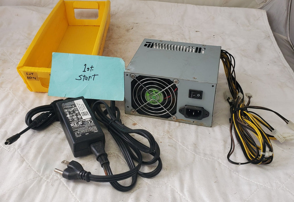 Lot of Dell Laptop Charger 65W & Computer Power Supply 100-240V LOT 104