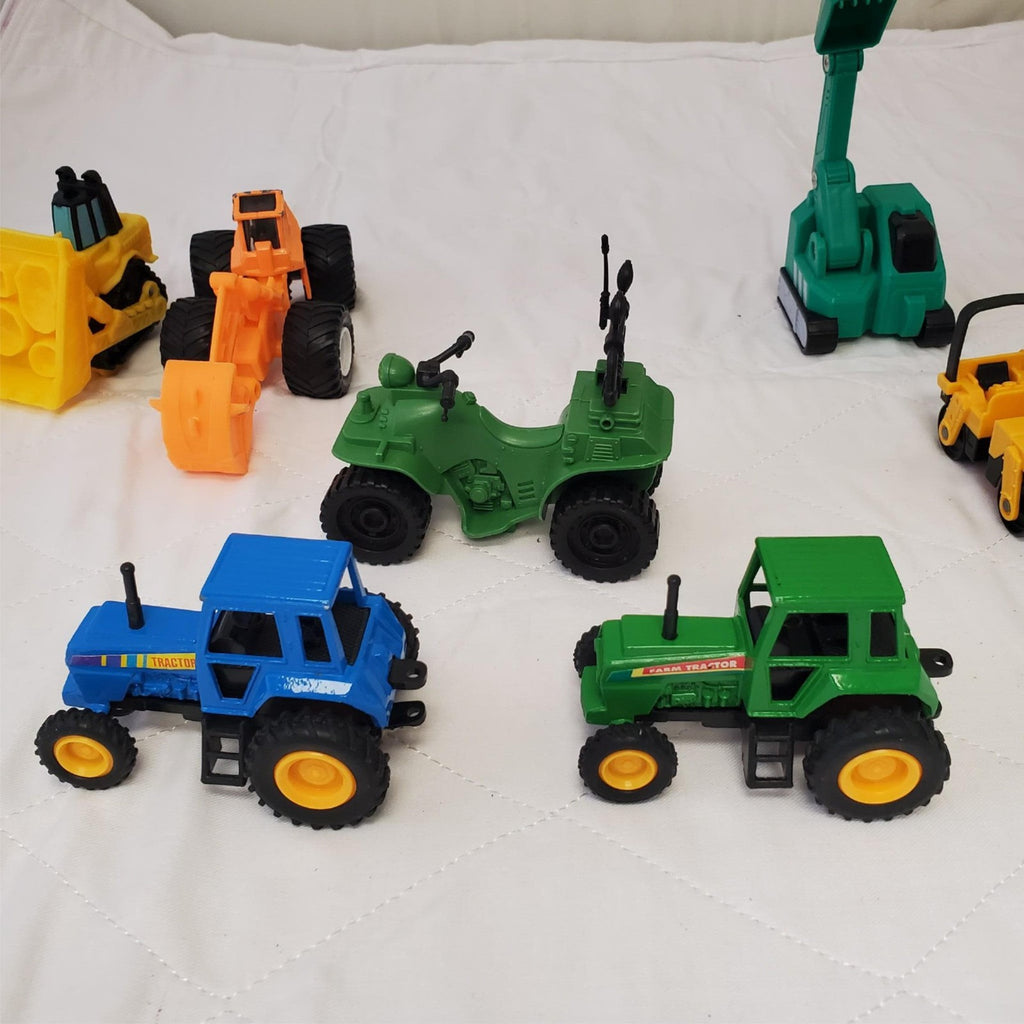 Lot of Assorted Monster Jam Dugg Dirt Squad Monster Truck Toys