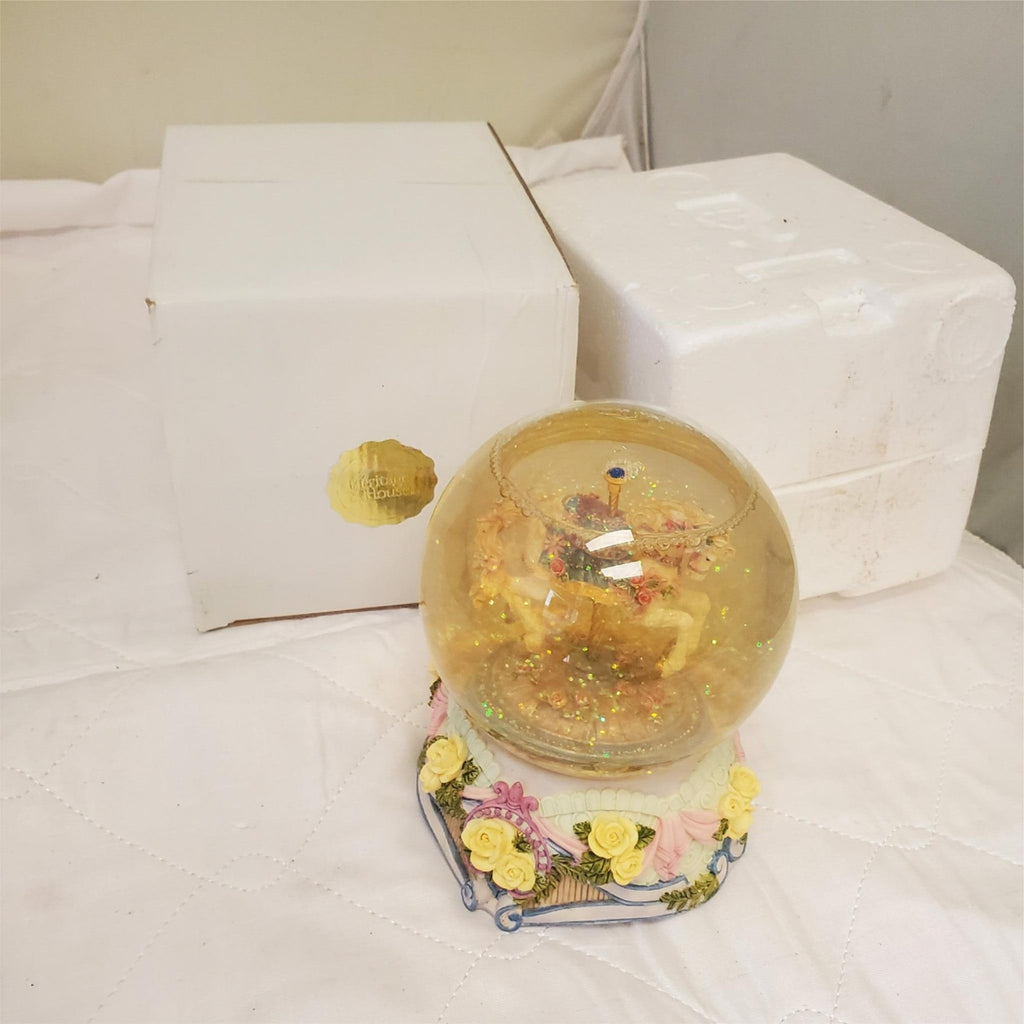 Heritage House Inc Anniversary Waltz Globe Music Box