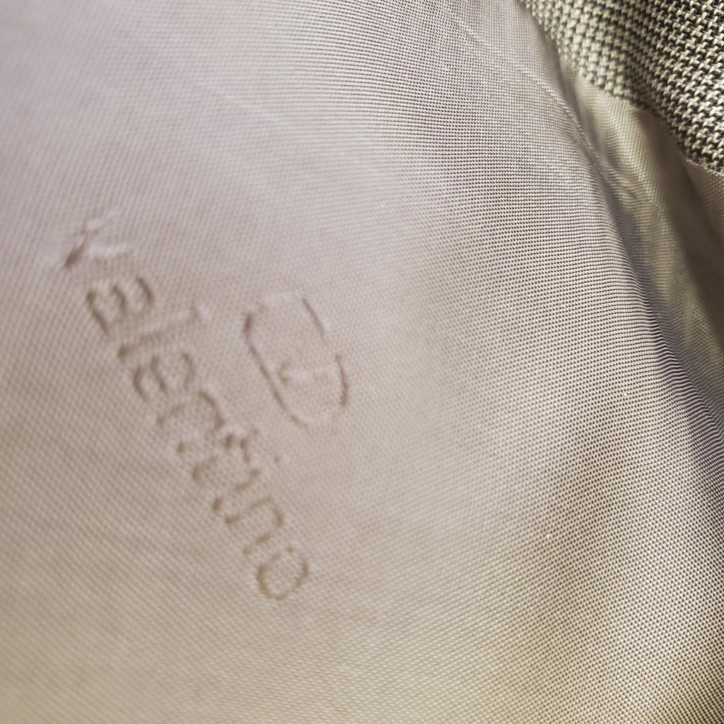 VALENTINO 100% Wool Mens Brown Blazer Suit Jacket Sport Coat 46L