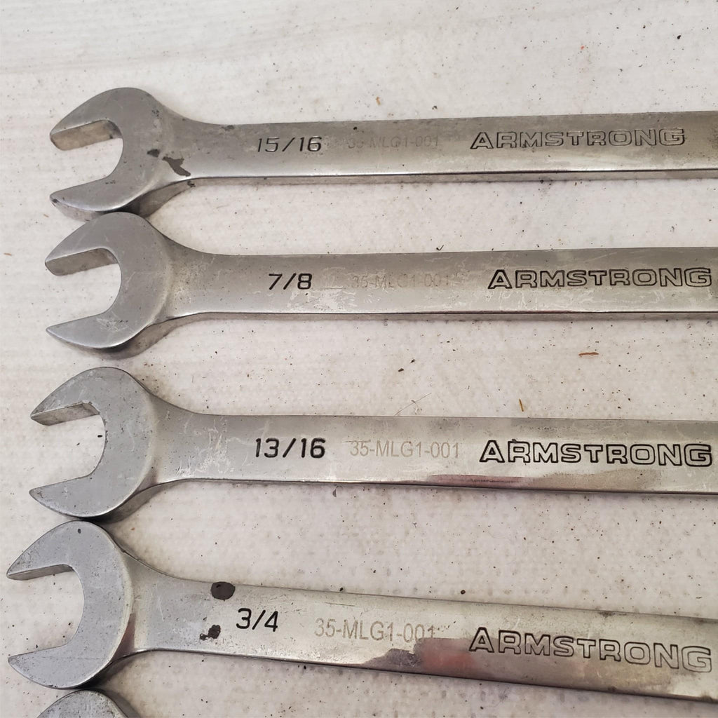 Lot of Assorted Armstrong Combination Box Wrenches LOT 594