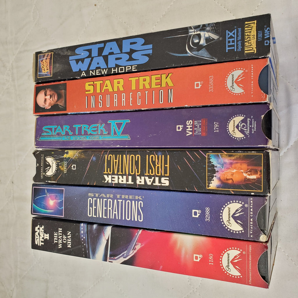 Star Trek II The Wrath of Khan, First Contact, A New Hope & More Original VHS