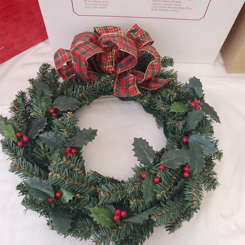 Hallmark Keepsake Ornaments 15th Anniversary Celebration Wreath Studio Edition